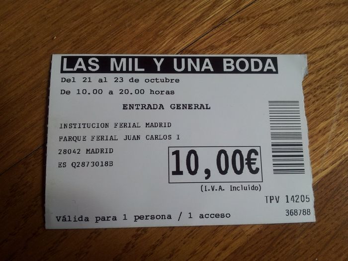 entrada ifema