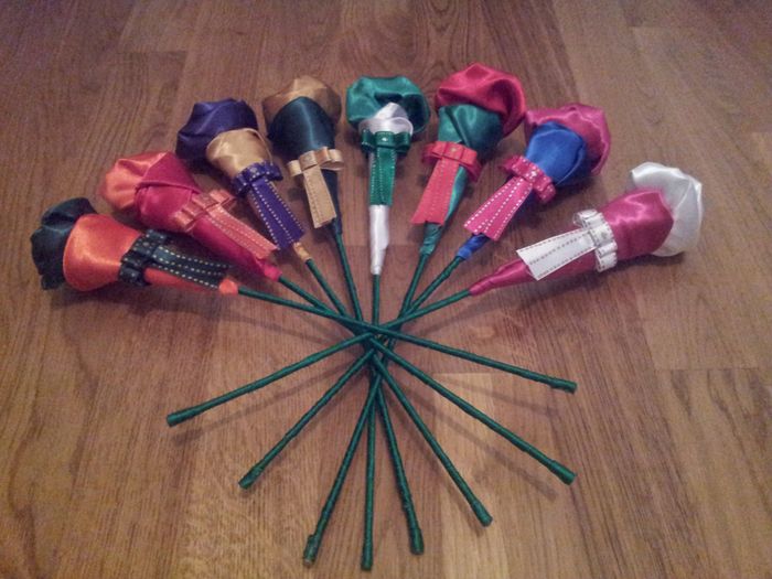 flores de raso