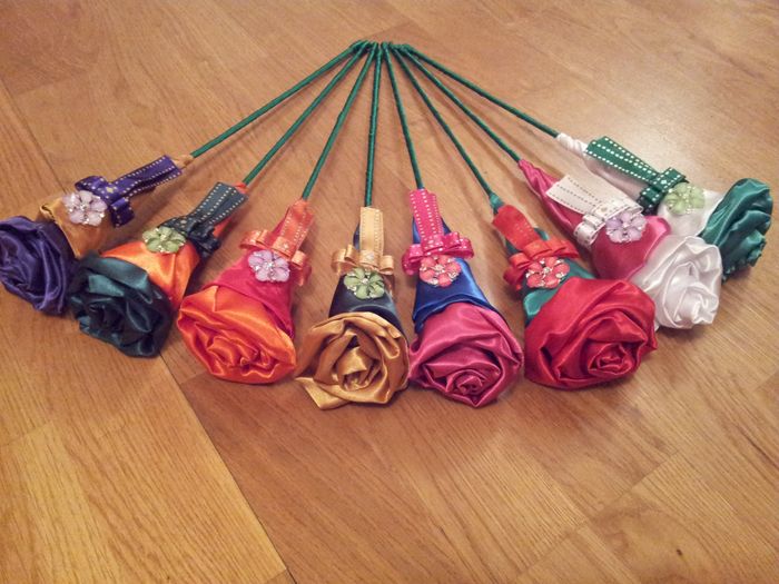 flores de tela