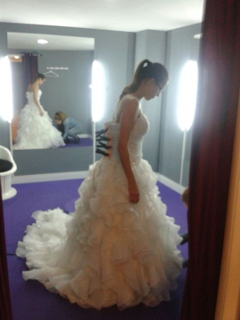 Alguna se ha probado el vestido shophie 5 de clara novias? - 3