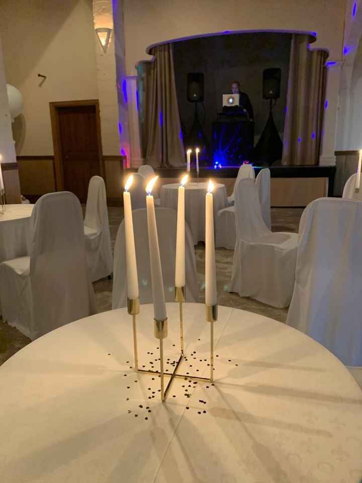 Velas para decorar las mesas del banquete: ¿Sí o no? 😊 - 2