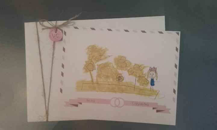 Nuestras invitaciones by nuestra hija!! - 2