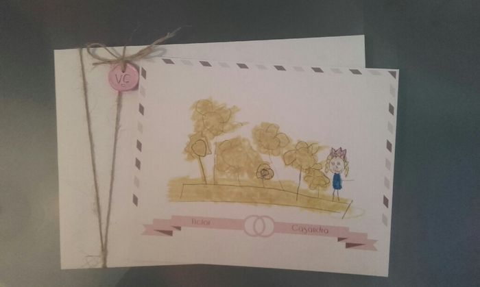 Nuestras invitaciones by nuestra hija!! - 2