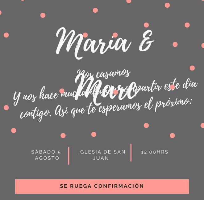 Duda invitaciones hechas a mano - 5