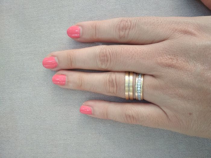 ¿Anillos de boda en conjunto o cada uno con su estilo? 1