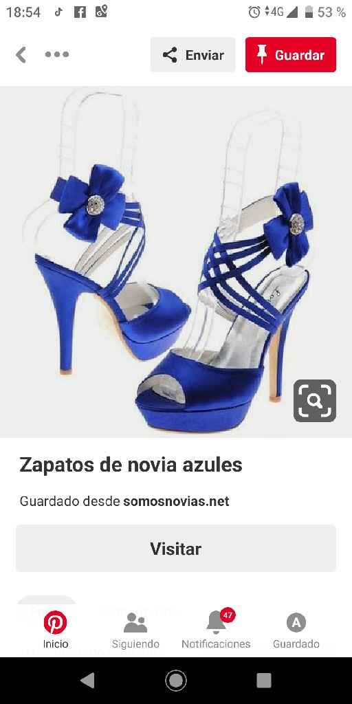 25 zapatos azules para novias - 1