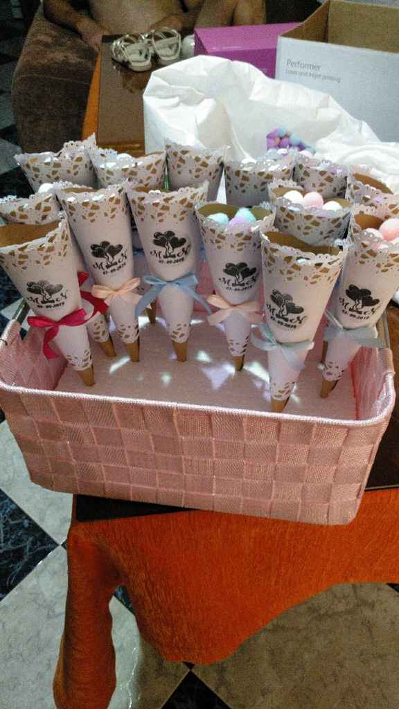 Ya e encontrado la forma de presentar los conos de pompones - 1