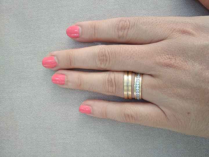¿Anillos de boda en conjunto o cada uno con su estilo? - 1