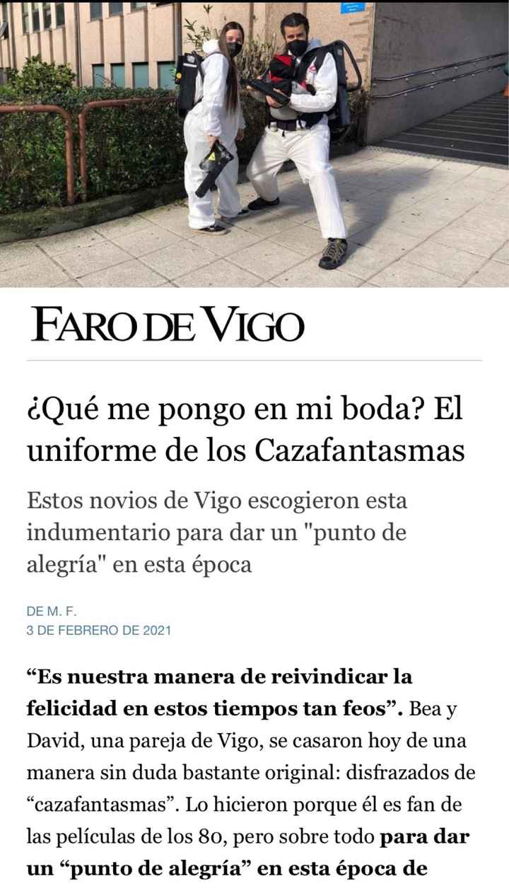 Bodas originales !!! Las parejas 2021 pueden con todo!!! - 1