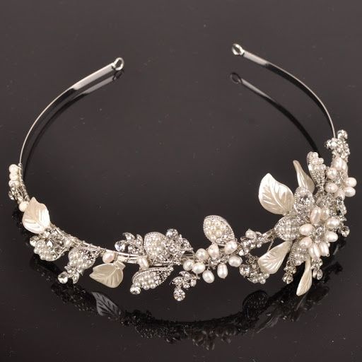 Busco diadema.tiara, tema florales en plata ¿me ayudais? - 6