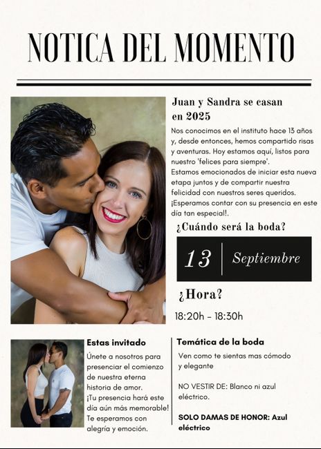 ¿Haréis un periódico de boda para sorprender a vuestros invitados? 📰 3