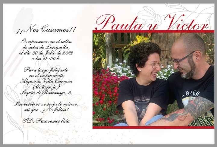 Invitaciones, parte ii - 1