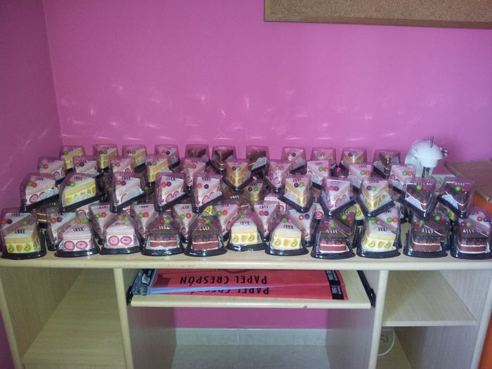 Todas las tartas toallas.