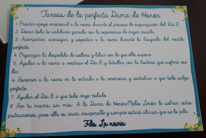 Mi petición a mi Dama de Honor 2