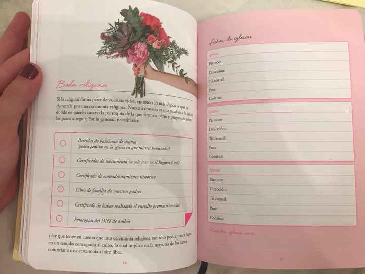 Agenda de nuestra boda - 3