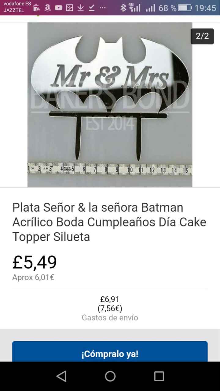 ¿Has tenido un flechado con este cake topper? - 1