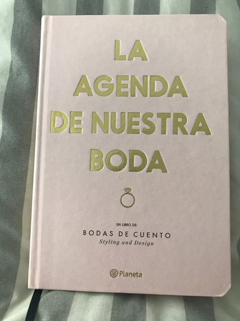 Agenda de nuestra boda - 1