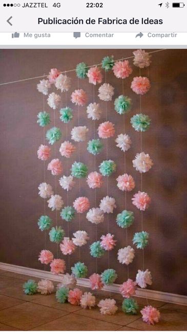 Pompones papel seda - 3