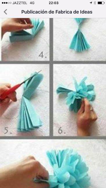 Pompones papel seda - 7