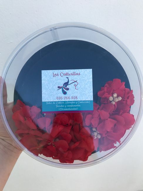 Tocado de flores preservadas bbb☺️ - 2