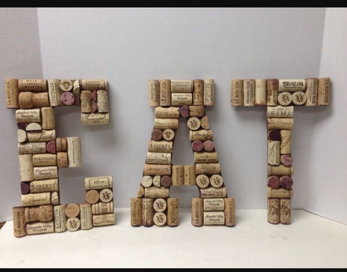 Letras gigantes de corchos - 9