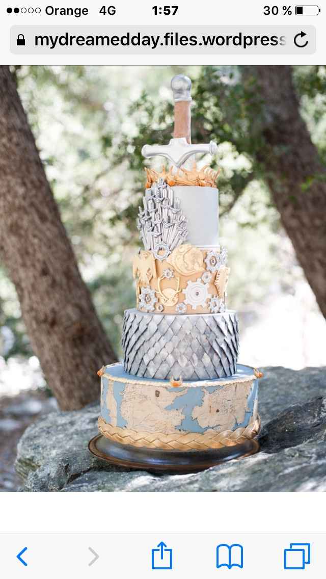 Tarta Juego de Tronos