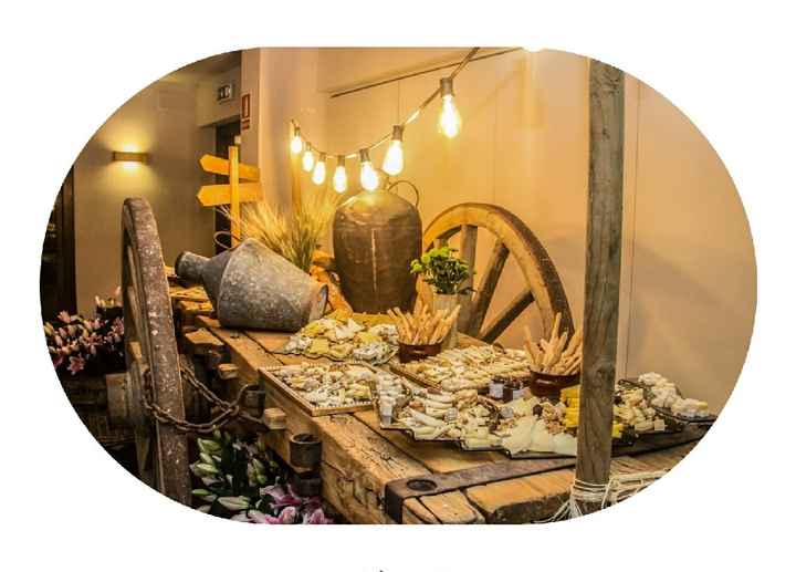 Cortador de jamón y buffet de quesos - 1
