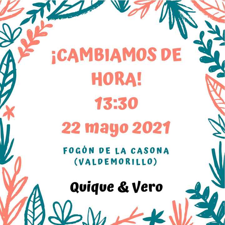 Anuncio cambio de hora + confirmación - 1
