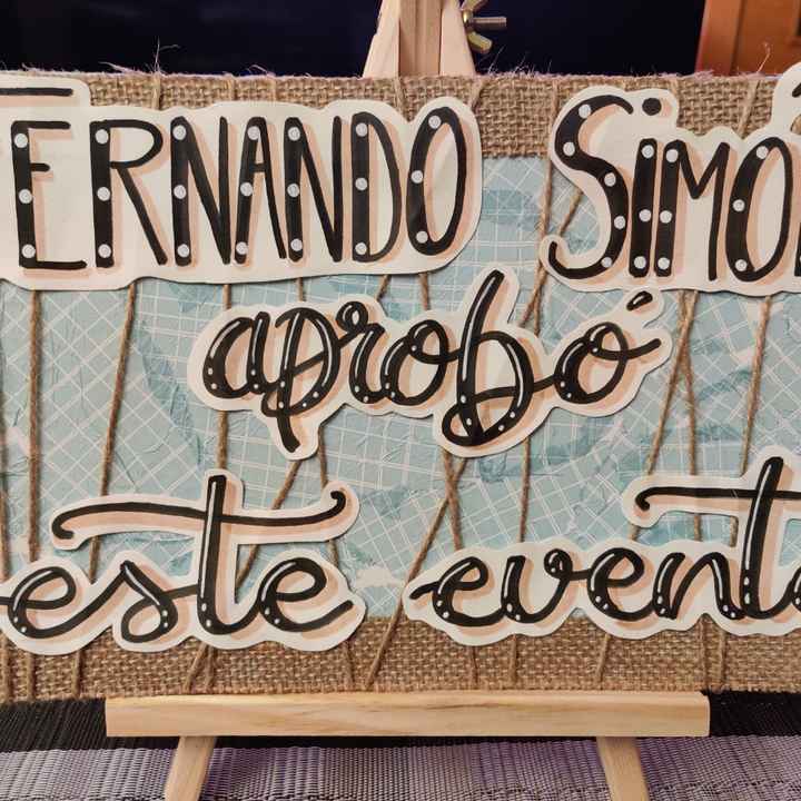 Nuestra cartelería de la boda - 6
