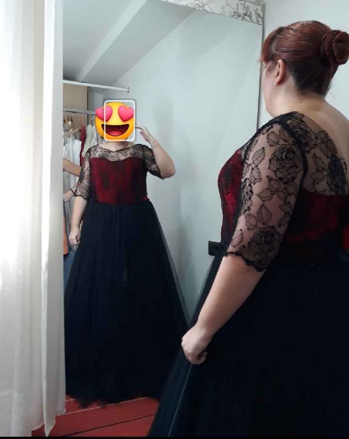 Mi vestido negro, primera prueba!! - 1