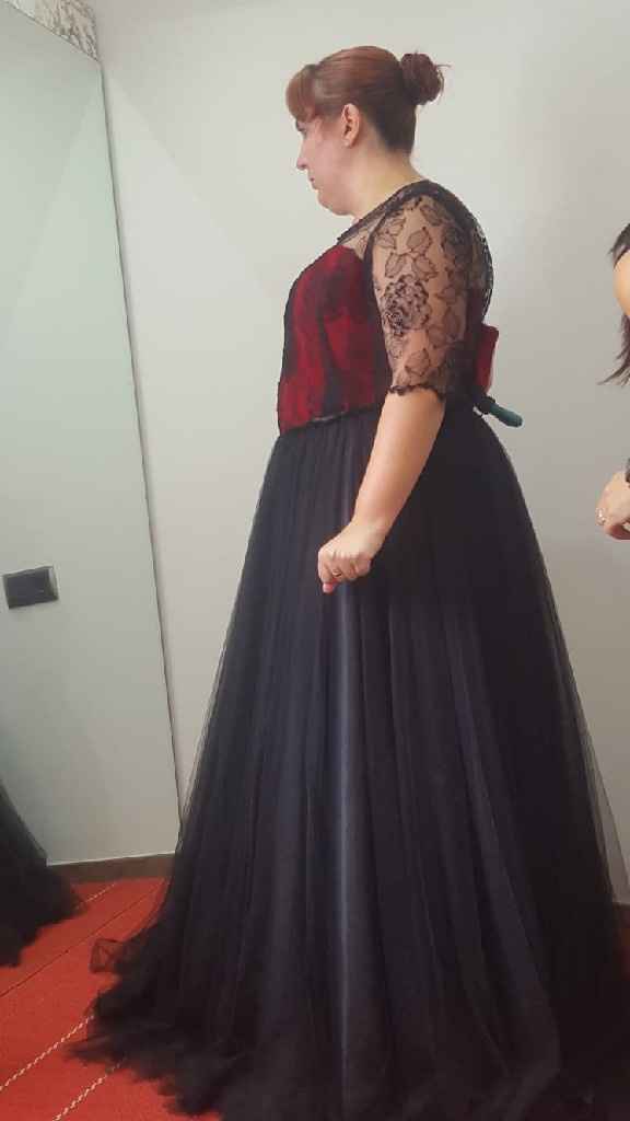 Mi vestido negro, primera prueba!! - 2