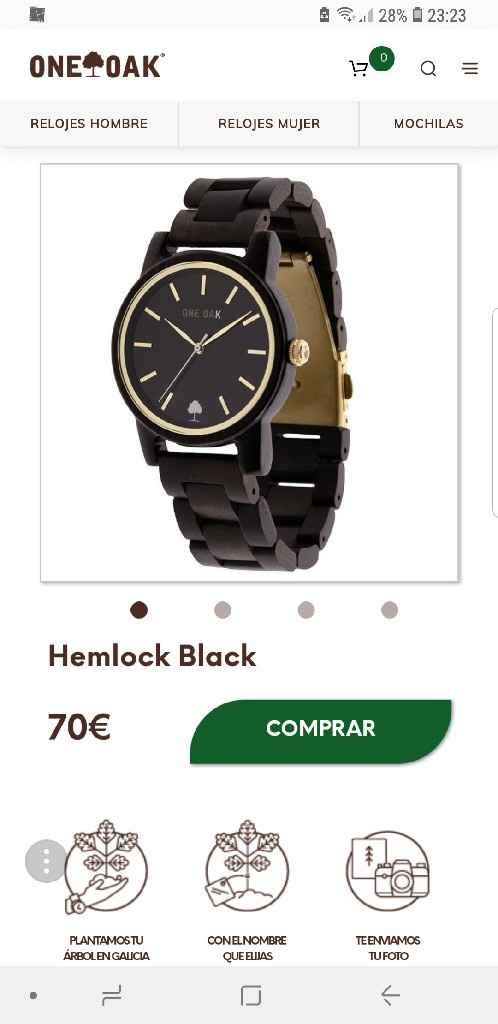 Reloj madera para los padres - 1