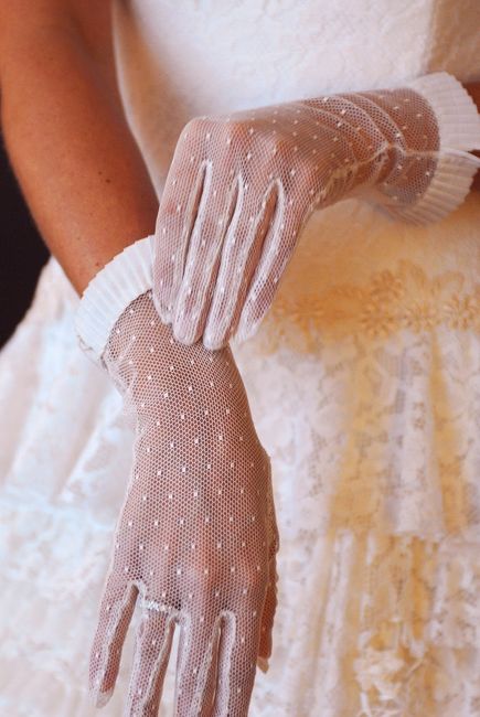 Guantes novia