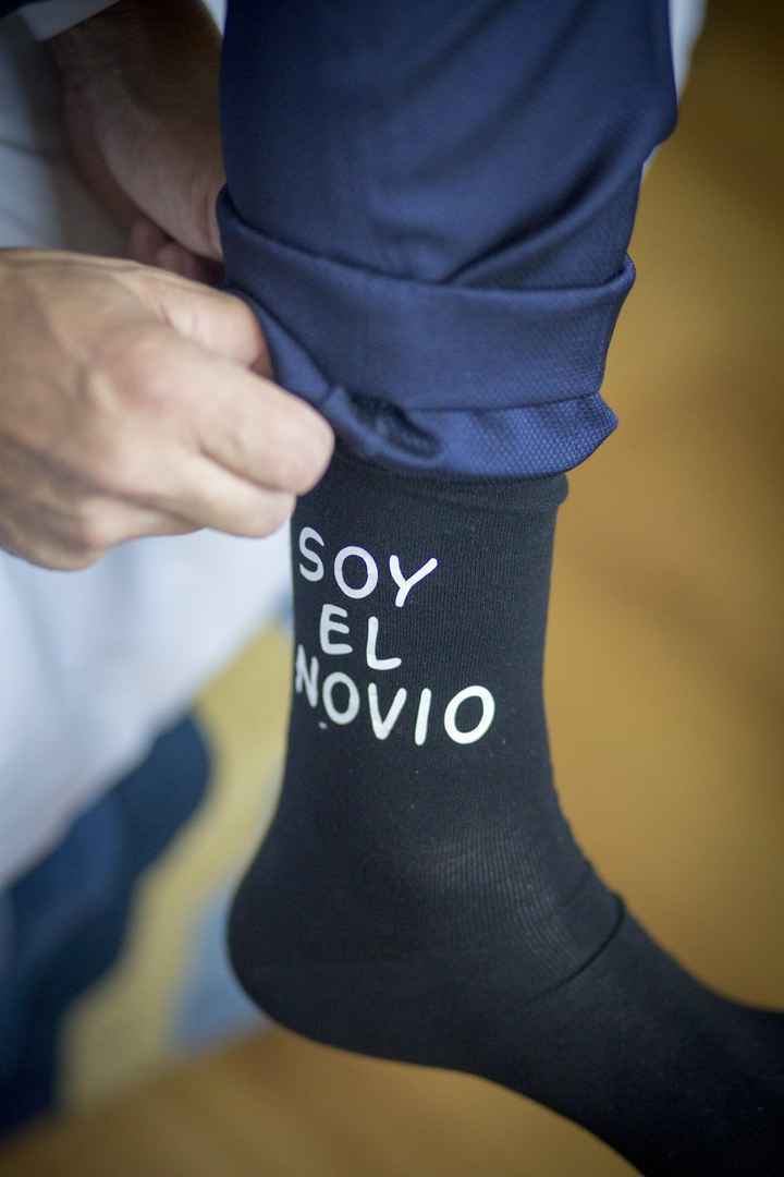 Calcetines para novio/novia personalizados - 1