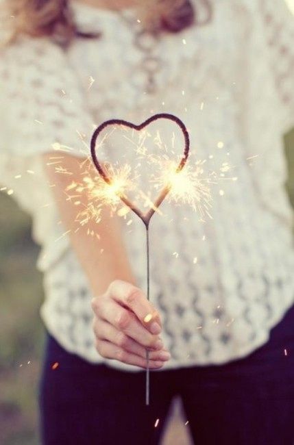 bengala en forma de corazón