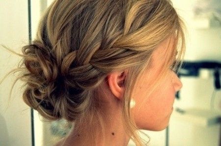 peinado con trenza.......