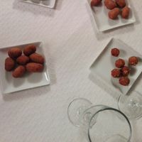 Prueba de menú en masia del Poyo,catering Cinco. 27 de abril - 2