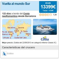 crucero vuelta al mundo sur 