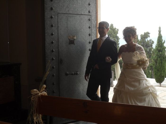 La entrada a la iglesia