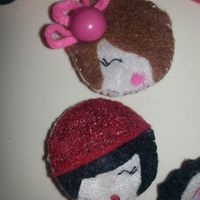 broches fieltro chicas