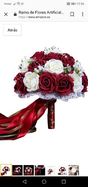 Ramo flores sinteticas - 1