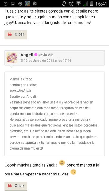 Liga de novia hecha a mano - 2