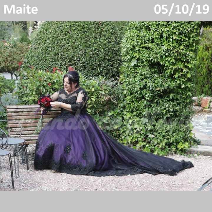 vestido de boda negro - donde comprar - 4