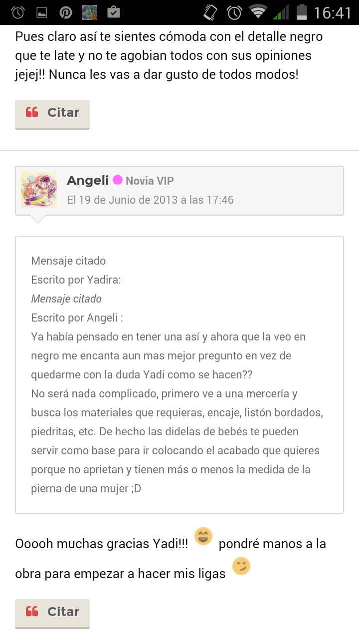 Liga de novia hecha a mano - 2