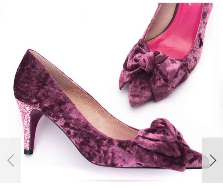 Zapatos terciopelo - 1