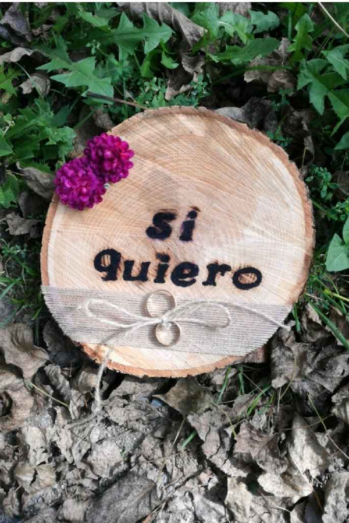 Portaalianzas y cesta de flores diy - 1
