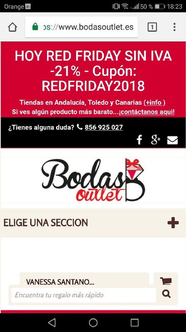 Promoción en bodasoutlet hastaañana 1 de julio 1