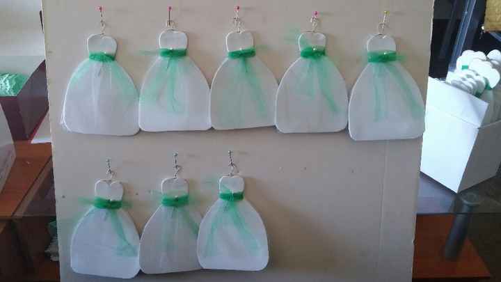 Vestido novia en perchita - 2