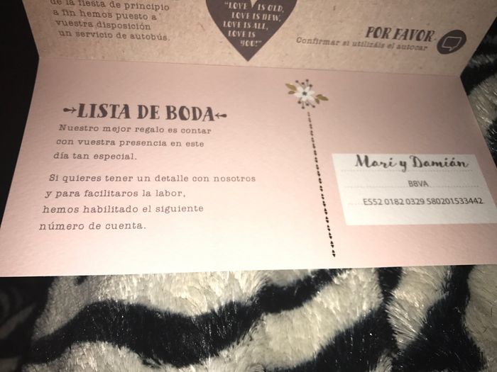 ¿Número de cuenta, Sí o No? - 1
