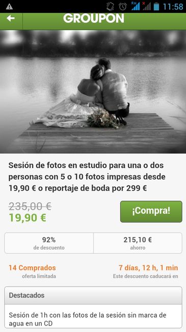 Oferta groupon fotografo valladolid - 1